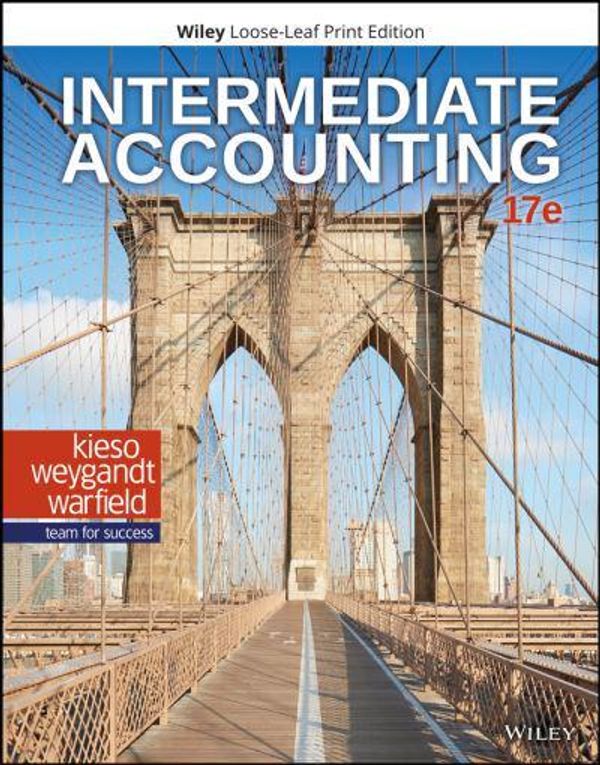 Cover Art for 9781119503668, Intermediate Accounting by Donald E. Kieso