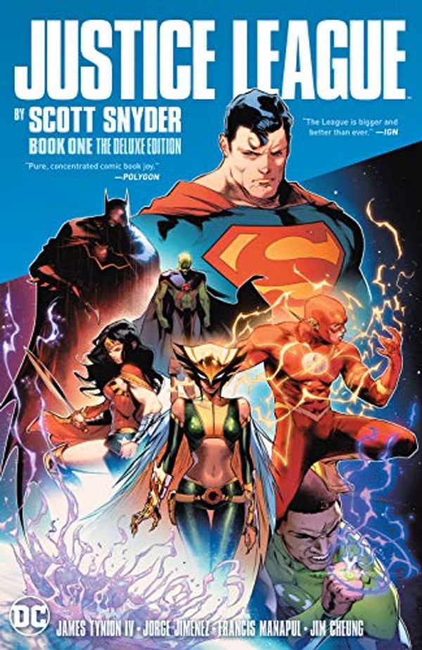 Cover Art for B081QXDFFX, Justice League by Scott Snyder Book One Deluxe Edition (Justice League (2018-) 1) by Scott Snyder