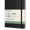 Cover Art for 8053853606754, Moleskine Weekly Planner 2021, 12-Month Weekly Diary with Vertical Layout, Weekly Vertical Planner, Hard Cover, Large Size 13 x 21 cm, Colour Black, 144 Pages by Moleskine