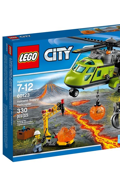 Cover Art for 5702015594844, Volcano Supply Helicopter Set 60123 by LEGO