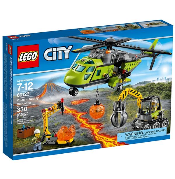 Cover Art for 5702015594844, Volcano Supply Helicopter Set 60123 by LEGO