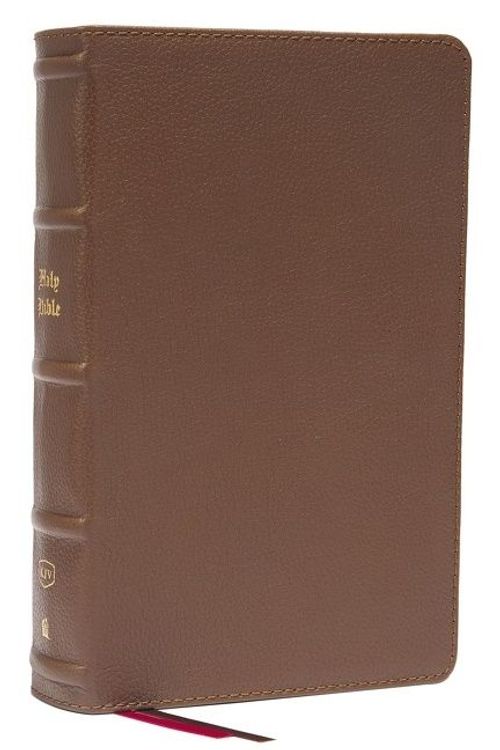 Cover Art for 9780785291152, Kjv, Personal Size Large Print Single-Column Reference Bible, Genuine Leather, Brown, Red Letter, Comfort Print: Holy Bible, King James Version by Thomas Nelson