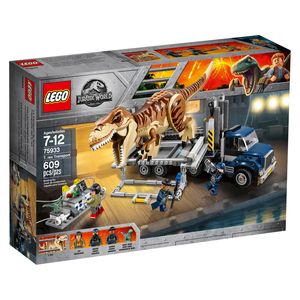 Cover Art for 0673419281898, T. Rex Transport Set 75933 by LEGO