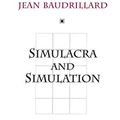 Cover Art for 8601300292151, Simulacra and Simulation by Jean Baudrillard