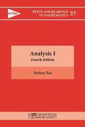 Cover Art for 9788195196197, Analysis I by Terence Tao