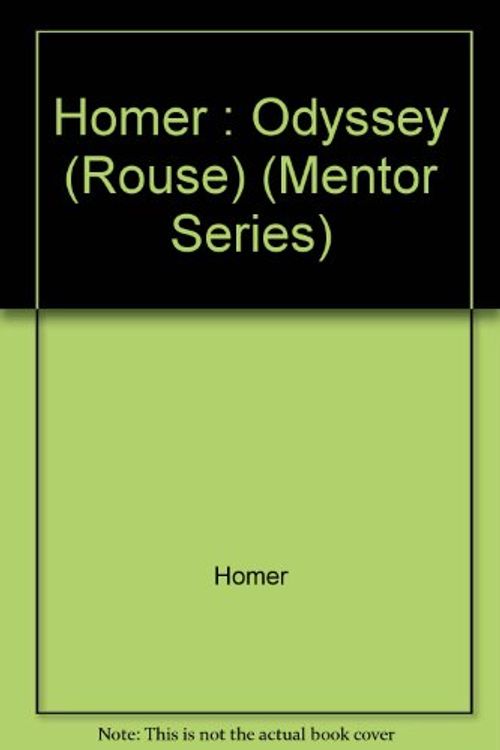 Cover Art for 9780451618245, Homer : Odyssey (Rouse) by Homer