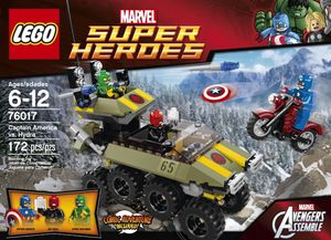 Cover Art for 0673419212298, Avengers: Captain America vs. Hydra Set 76017 by LEGO