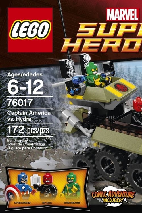 Cover Art for 0673419212298, Avengers: Captain America vs. Hydra Set 76017 by LEGO