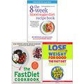 Cover Art for 9789123968923, The 8-week Blood Sugar Diet Recipe Book, The Fastdiet Cookbook, Fast Diet For Beginners 3 Books Collection Set by Clare Bailey