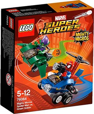 Cover Art for 0673419250542, Mighty Micros: Spider-Man vs. Green Goblin Set 76064 by Marvel LEGO