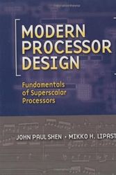 Cover Art for 9780070570641, Modern Processor Design by John P. Shen