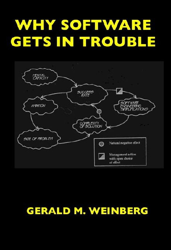 Cover Art for 9781452375472, Why Software Gets In Trouble by Gerald M. Weinberg