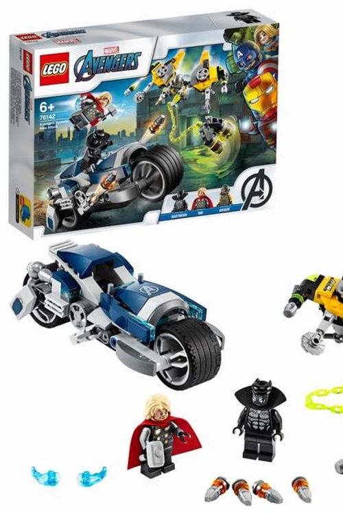 Cover Art for 5702016618044, Avengers Speeder Bike Attack Set 76142 by LEGO