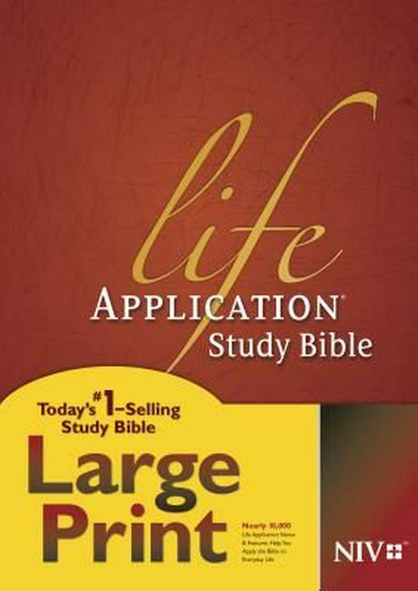 Cover Art for 9781414359762, Life Application Study Bible-NIV-Large Print by New International Version