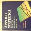 Cover Art for 9780395675557, Applied Statistics for the Behavioural Sciences by Hinkle, Dennis E., etc., Wiersma, William, Jurs, Stephen G.