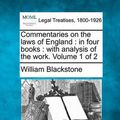 Cover Art for 9781240190980, Commentaries on the Laws of England by William Blackstone