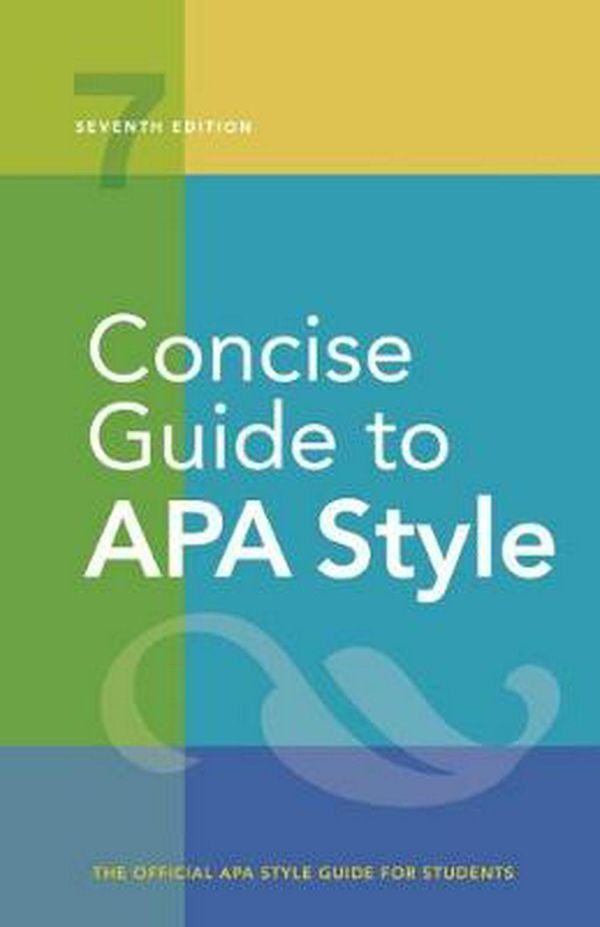 Cover Art for 9781433832734, Concise Guide to APA Style by American Psychological Association