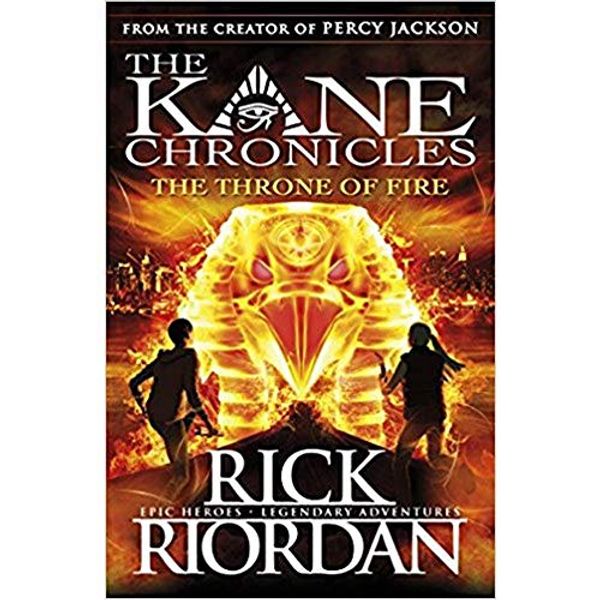 Cover Art for 9780241391709, THE KANE CHRONICLES THE THRONE OF FIRE, RICK RIORDAN by RICK RIORDAN