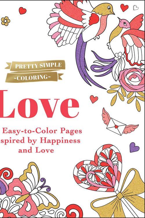 Cover Art for 9781507221587, Pretty Simple Coloring: Love by Adams Media