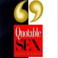 Cover Art for 9780312954055, Quotable Sex by Carole McKenzie