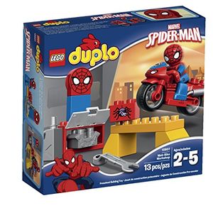 Cover Art for 0673419239899, Spider-Man Web-Bike Workshop Set 10607 by LEGO