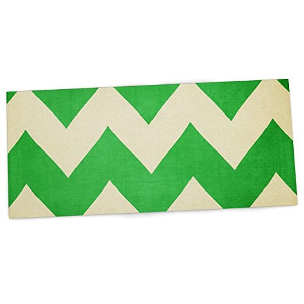 Cover Art for 0617629022360, KESS InHouse Catherine McDonald Granny Smith Green Chevron Office Desk Mat, Blotter, Pad, Mousepad, 13 x 22-Inches by 