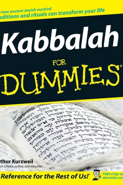 Cover Art for 9780471915904, Kabbalah For Dummies by Arthur Kurzweil