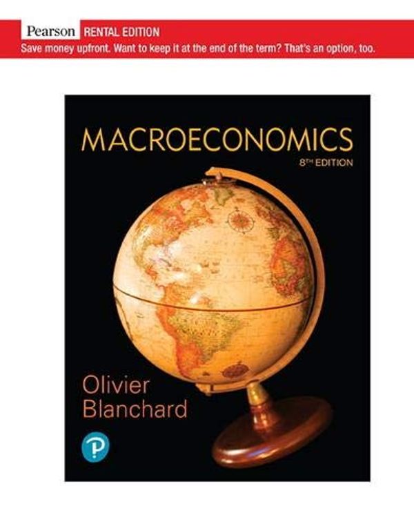 Cover Art for 9780134897899, Macroeconomics by Olivier Blanchard