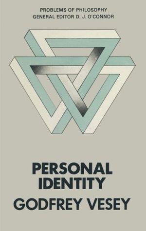 Cover Art for 9781349016860, Personal Identity by G N a Vesey