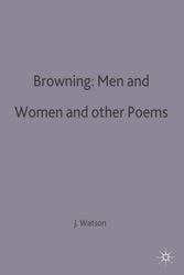 Cover Art for 9780333149669, Browning's "Men and Women" and Other Poems by J.R. Watson