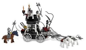 Cover Art for 0673419091367, Skeletons' Prison Carriage Set 7092 by Lego