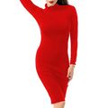 Cover Art for 9789985317730, neveraway Women Bandage Waist Mid-long Solid Colored Dresses Red XL by Unknown