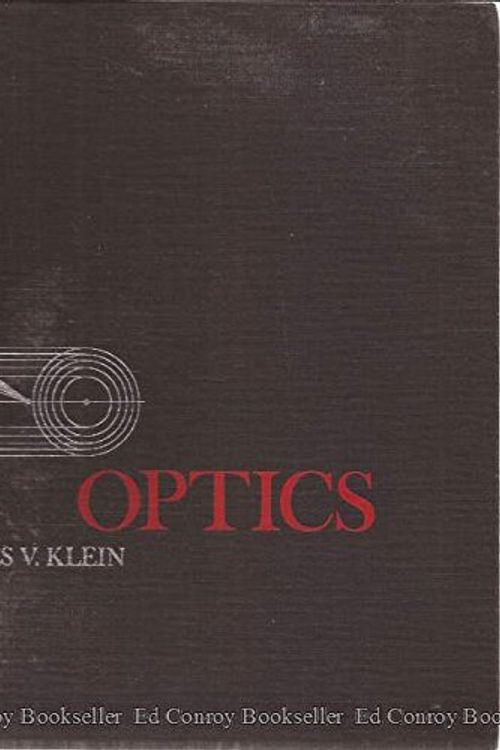 Cover Art for 9780471490807, Optics by Mv Klein