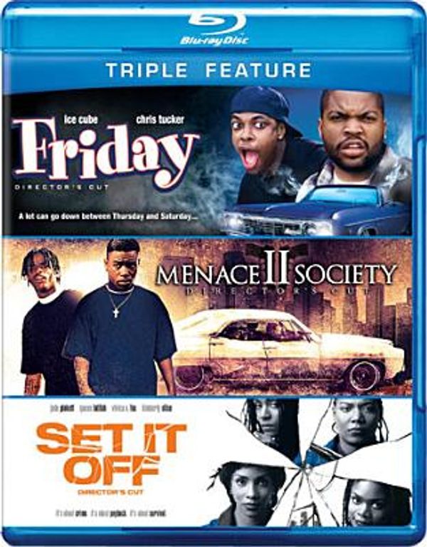 Cover Art for 0883929230006, Friday / Menace II Society / Set It Off (Triple-Feature) [Blu-ray] by Edwin Bucher
