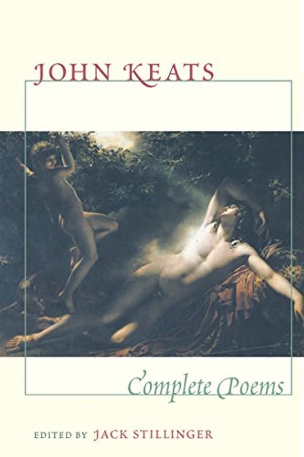 Cover Art for B00LTMDKAK, Complete Poems by John Keats