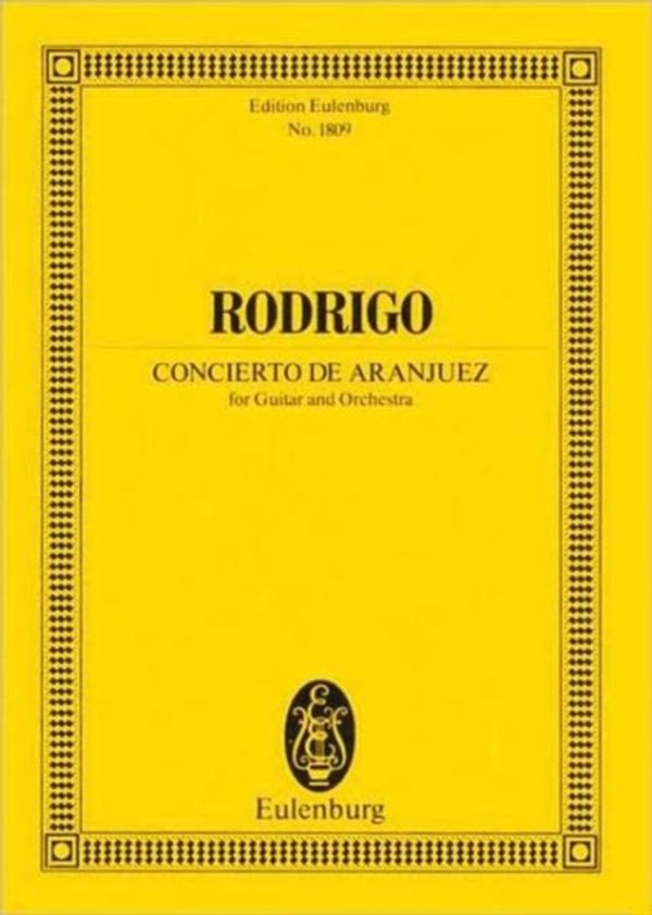 Cover Art for 9783795762421, Concierto de Aranjuez by Joaquin Rodrigo