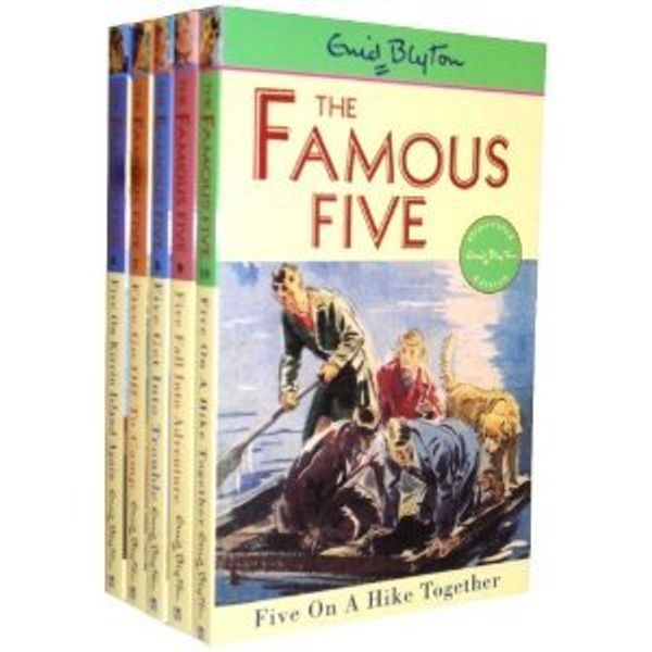 Cover Art for 9789951110112, Enid Blyton Famous Five Collection 5 Books Set (6 To10) New RRP: £ 24.95, Five On Kirrin Island Again, Five Go Off to Camp Five Get Into Trouble,Five Fall Into Adventure,Five On A Hike Together, (Famous Five) by Unknown