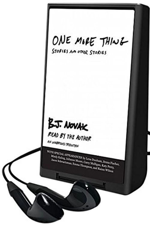 Cover Art for 9781467666534, One More Thing by B. J. Novak