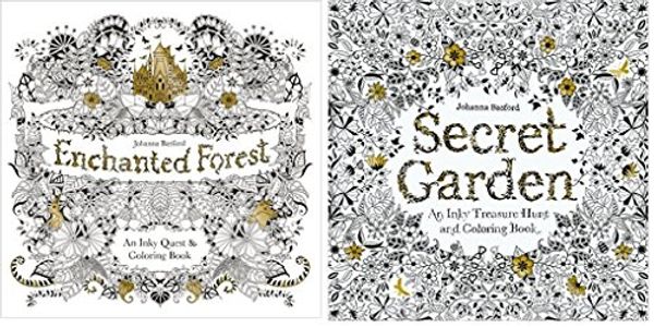 Cover Art for B01MQY3ZLI, [Secret Garden & Enchanted Forest Coloring Book 2 Books Set Johanna Basford]{Secret Garden & Enchanted Forest Coloring Book} by Johanna Basford