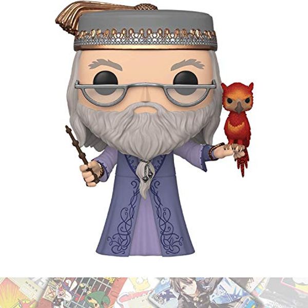 Cover Art for B086N4QF4S, Albus Dumbledore w/ Fawkes: 10in Funk o Pop! Vinyl Figure Bundled with 1 Official H.P. Trading Card (110 - 48038) by Unknown