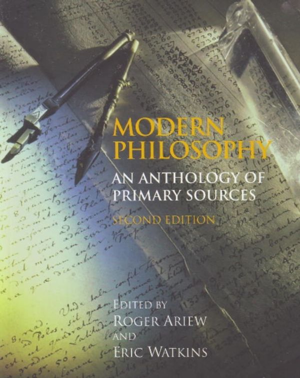 Cover Art for 9780872209787, Modern Philosophy by Roger Ariew