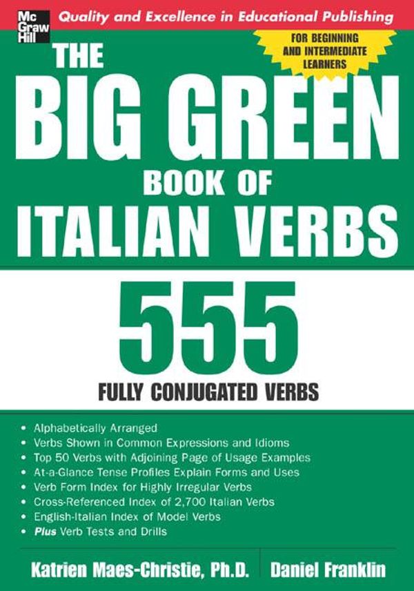 Cover Art for 9780071505451, The Big Green Book of Italian Verbs by Katrien Maes-Christie