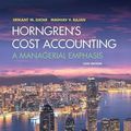 Cover Art for 9780134642444, Horngren's Cost Accounting Plus Myaccountinglab with Pearson Etext -- Access Card Package by Srikant Datar, Madhav Rajan