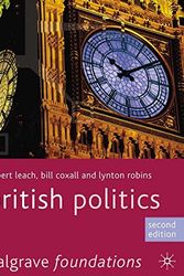 Cover Art for 9780230272347, British Politics by Robert Leach
