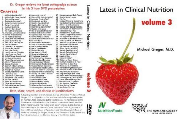 Cover Art for 0757402387627, Latest in Clinical Nutrition volume 3 by Michael Greger M.D. by Unknown