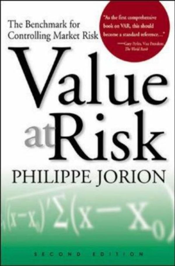 Cover Art for 9780071355025, Value at Risk by Philippe Jorion