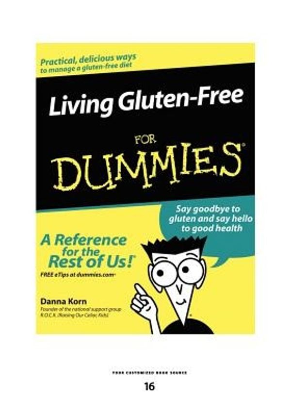 Cover Art for 9781442977877, Living Gluten-Free for Dummies by Danna Korn