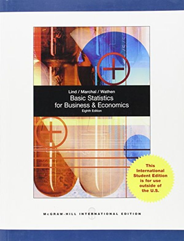 Cover Art for 9780071318075, Basic Statistics for Business and Economics by Douglas A. Lind