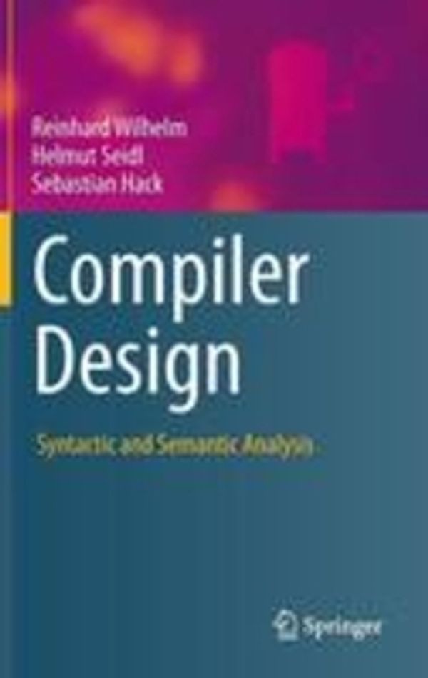 Cover Art for 9783642175398, Compiler Design by Reinhard Wilhelm