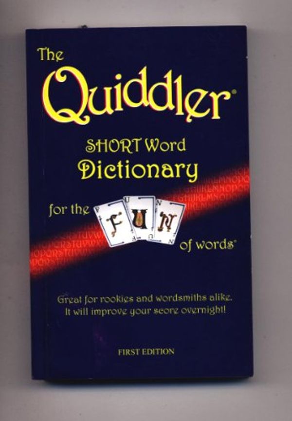 Cover Art for 9780982458617, The Quiddler Short Word Dictionary by Barbara Zahno